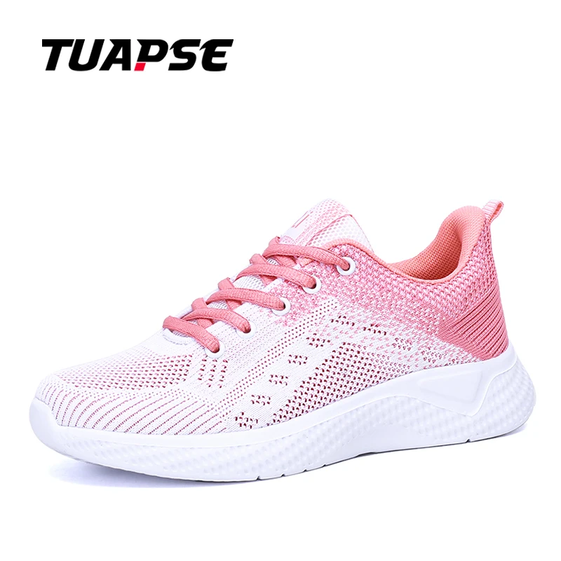 

TUAPSE New Typical Style Women Running Shoes Outdoor Walking Jogging Sneakers Lace Up Mesh Athletic Shoes Soft Fast Sport Shoes