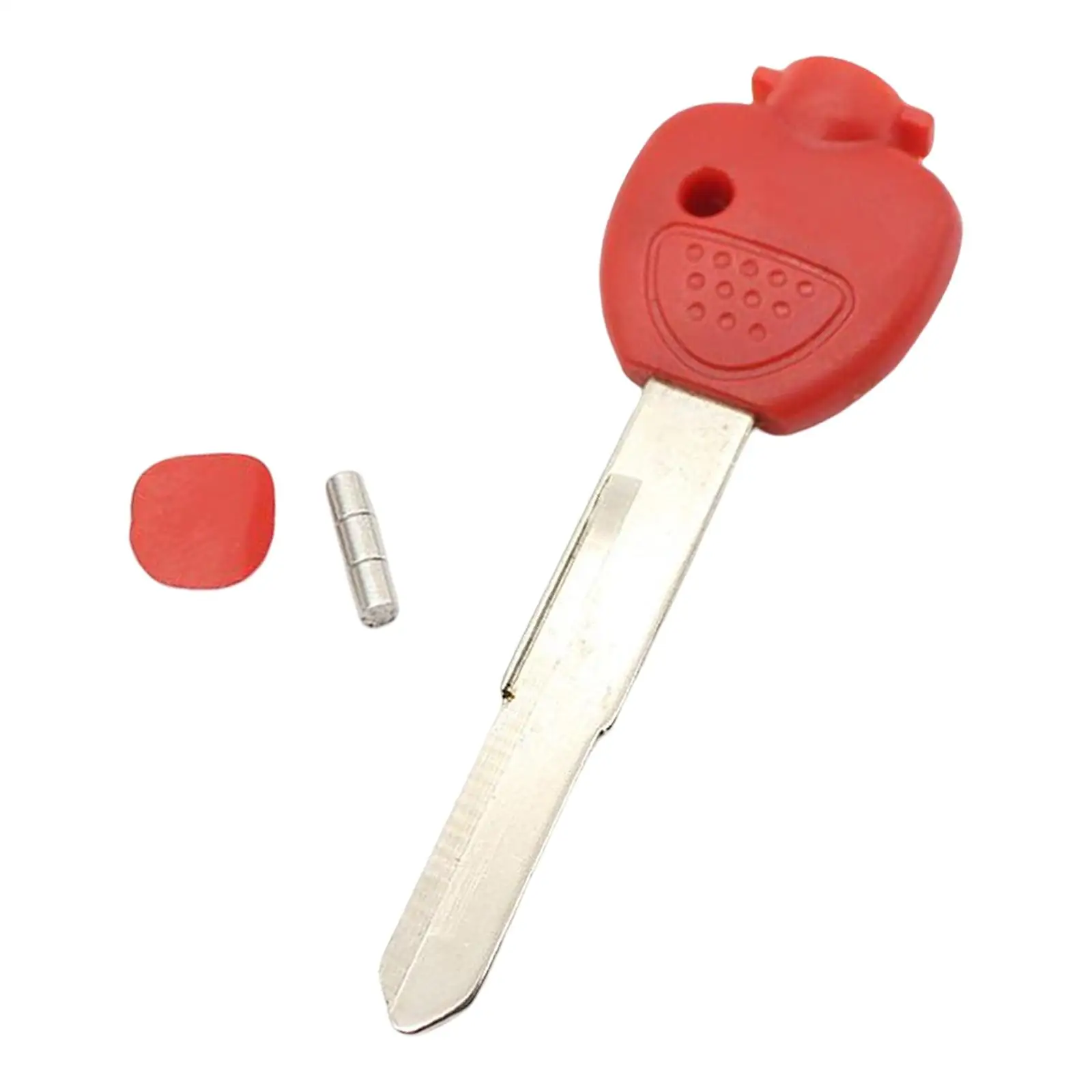 3xMotorcycle Blank Key Uncut Blade for Majesty 250 Part Accessories Red