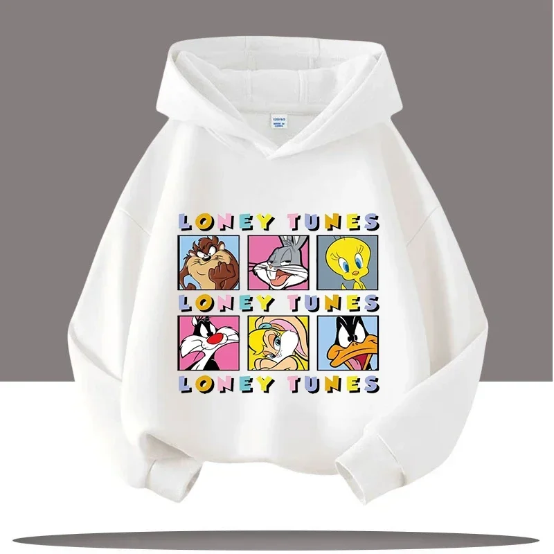 سترة بقلنسوة عصرية للأولاد والبنات مطبوع عليها رسوم كرتونية لطيفة على شكل أرنب للأطفال في الخريف والشتاء سترة دافئة بقلنسوة للترفيه في الهواء الطلق #5