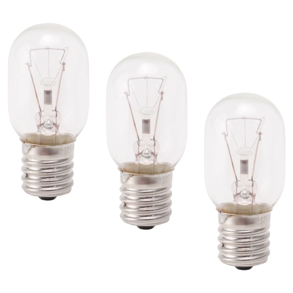 

ABBZ-Microwave Light Bulb 40W E17 125V Replacement Part - Exact Fit for Whirlpool Microwaves and the Lava Lamps - Pack of 3