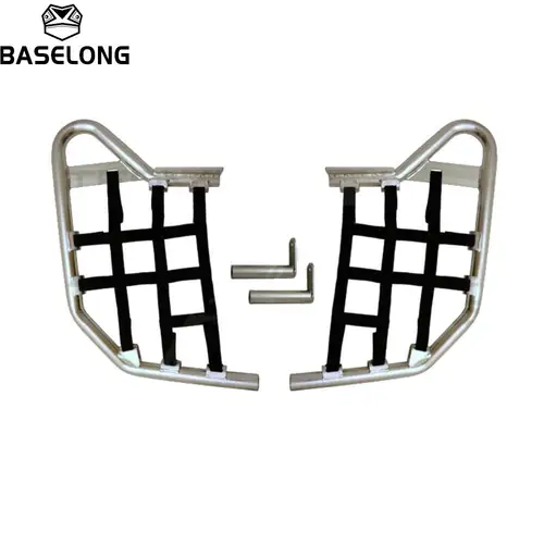 Imagen 2 del producto Redes de barra Nerf para motocicleta, kit de herramientas impermeables de nailon ATV UTV para Polaris Scrambler 1000 Sportsman 450/570/1000 Ranger 570/800/900