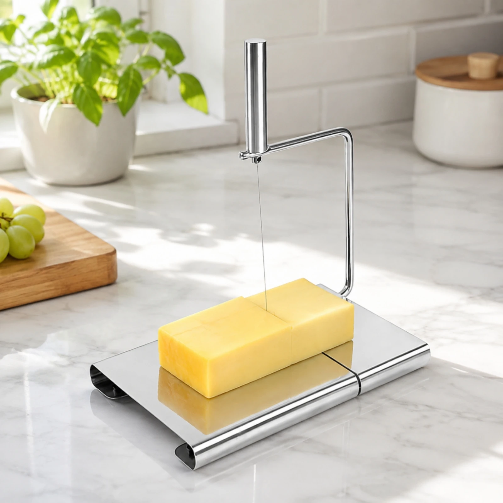 Charcuterie Cutter Sturdy Wire Cheese Cutter Kitchen Tool Compact for Entertaining, Sandwiches