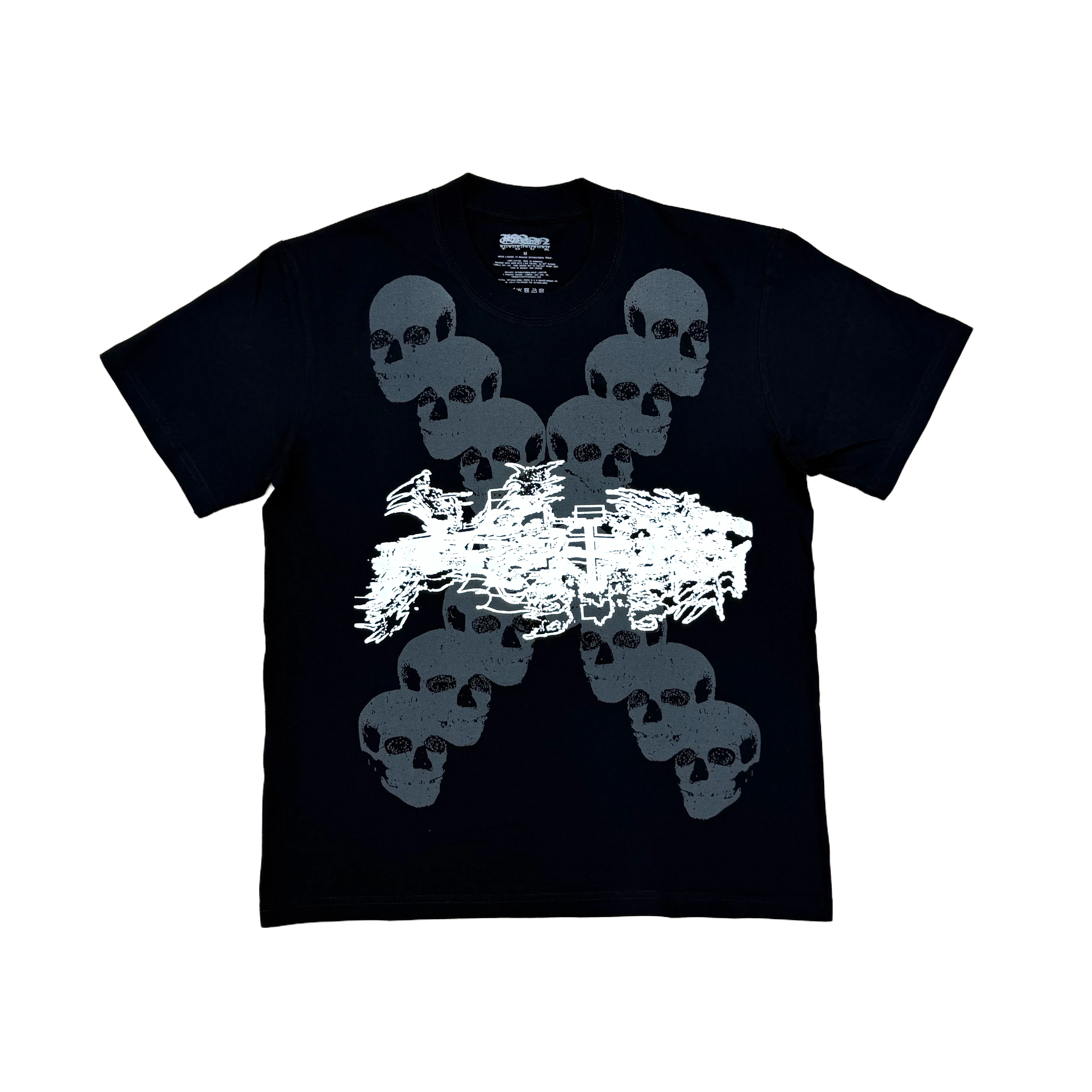2026 Ken Carson WTF tour merch t-shirt Limited Edition Skeleton Print Short Sleeve Tee TX1918