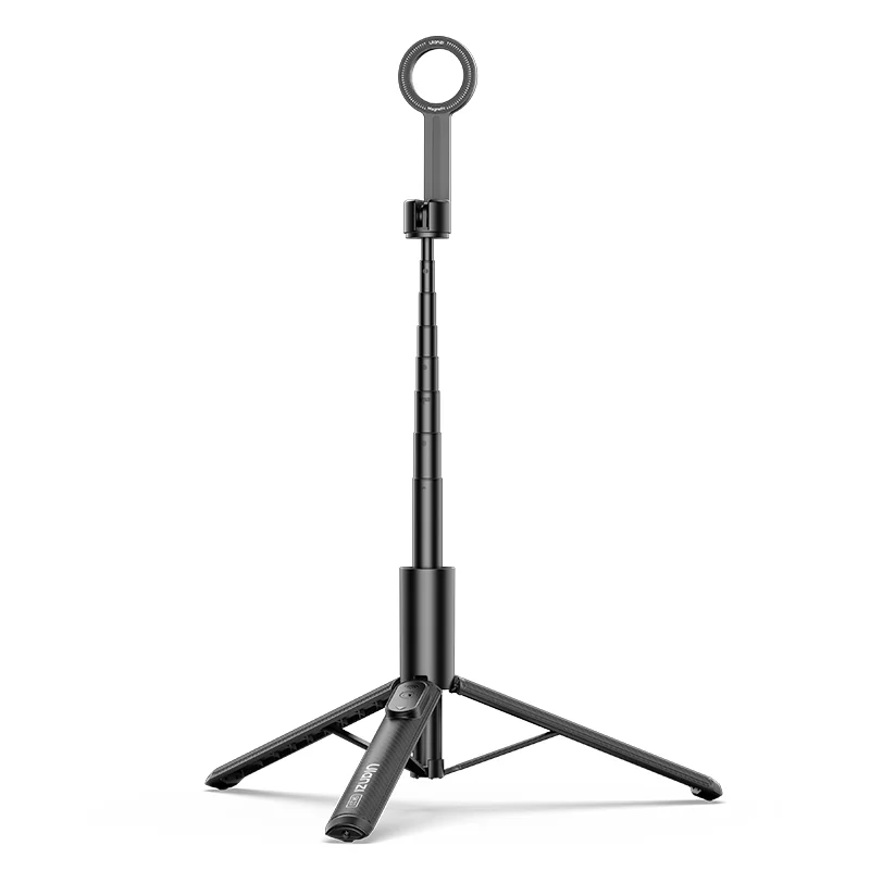 Ulanzi SK-27 180CM Magnetic Auto-Open Tripod Selfie Stick 8-Section Pole 1.8m Extension Travel Vlogging Shots for Smartphone