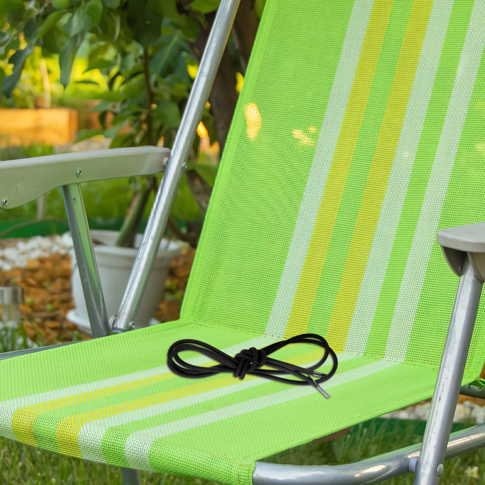 Cordons de remplacement pour chaise longue, 1 ensemble, matériau longue durée, conception polyvalente, Installation facile, Patio, Camping, balcon, inclinable