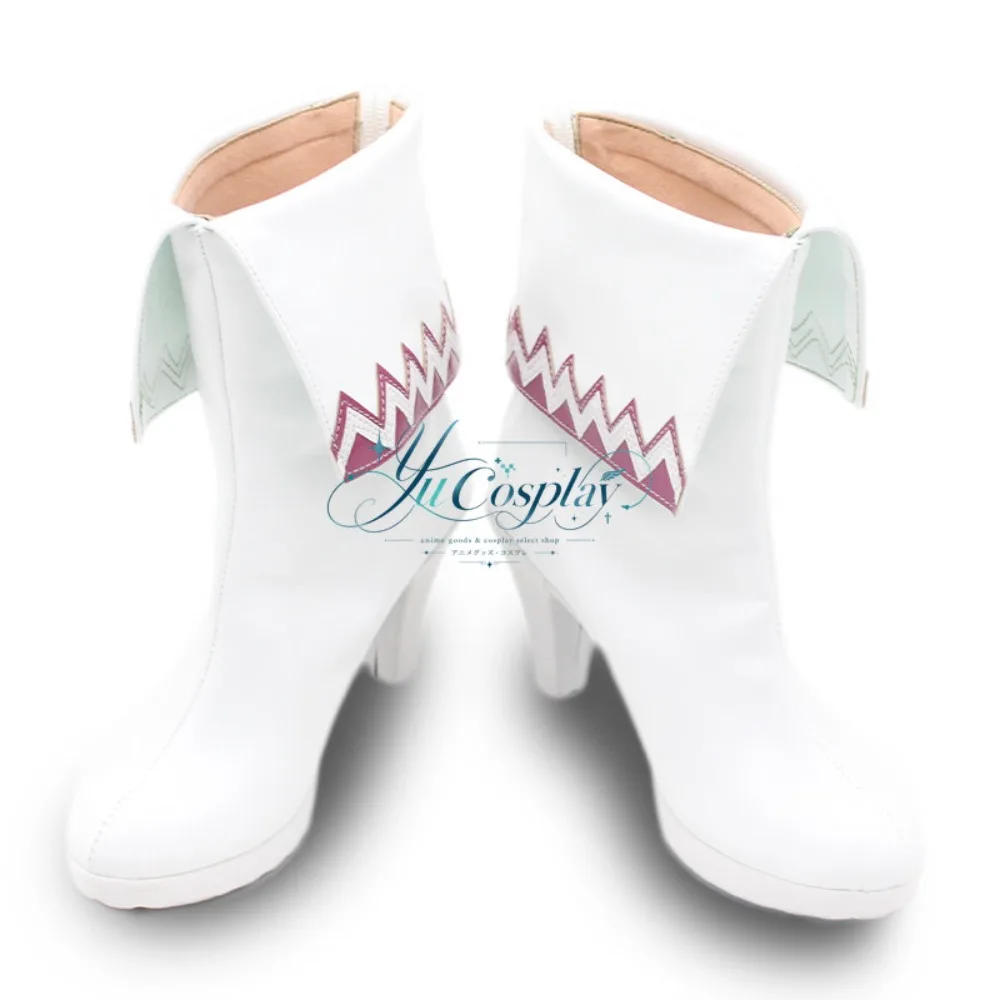 Costume Fina Cosplay Shoes Custom Made for Christmas Festival Stage Event and Photography