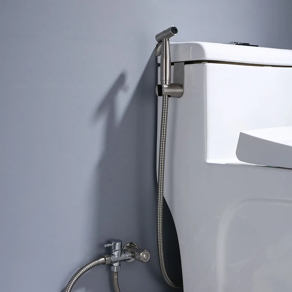 G9/16' Stainless Steel Bidet Hose for Extension 60cm and Installation image 4