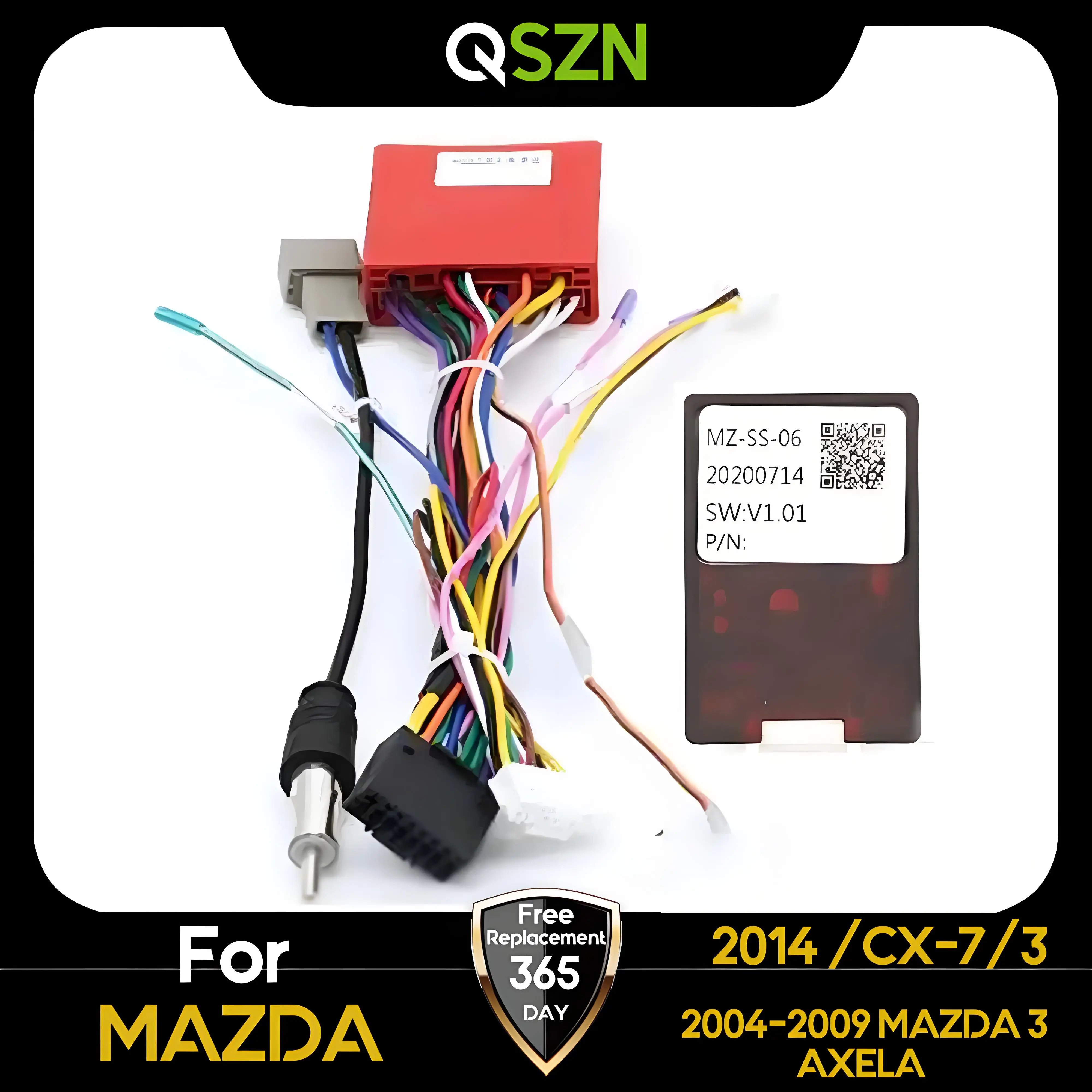 

Автомобильный радиоприемник Canbus Box для MAZDA/CX-7/3 2014 года для MAZDA 3/ASSELA 2004-2009 гг., жгут проводов, кабель питания MZ-SS-06/MZ-SS-02/RP5-MZ-002