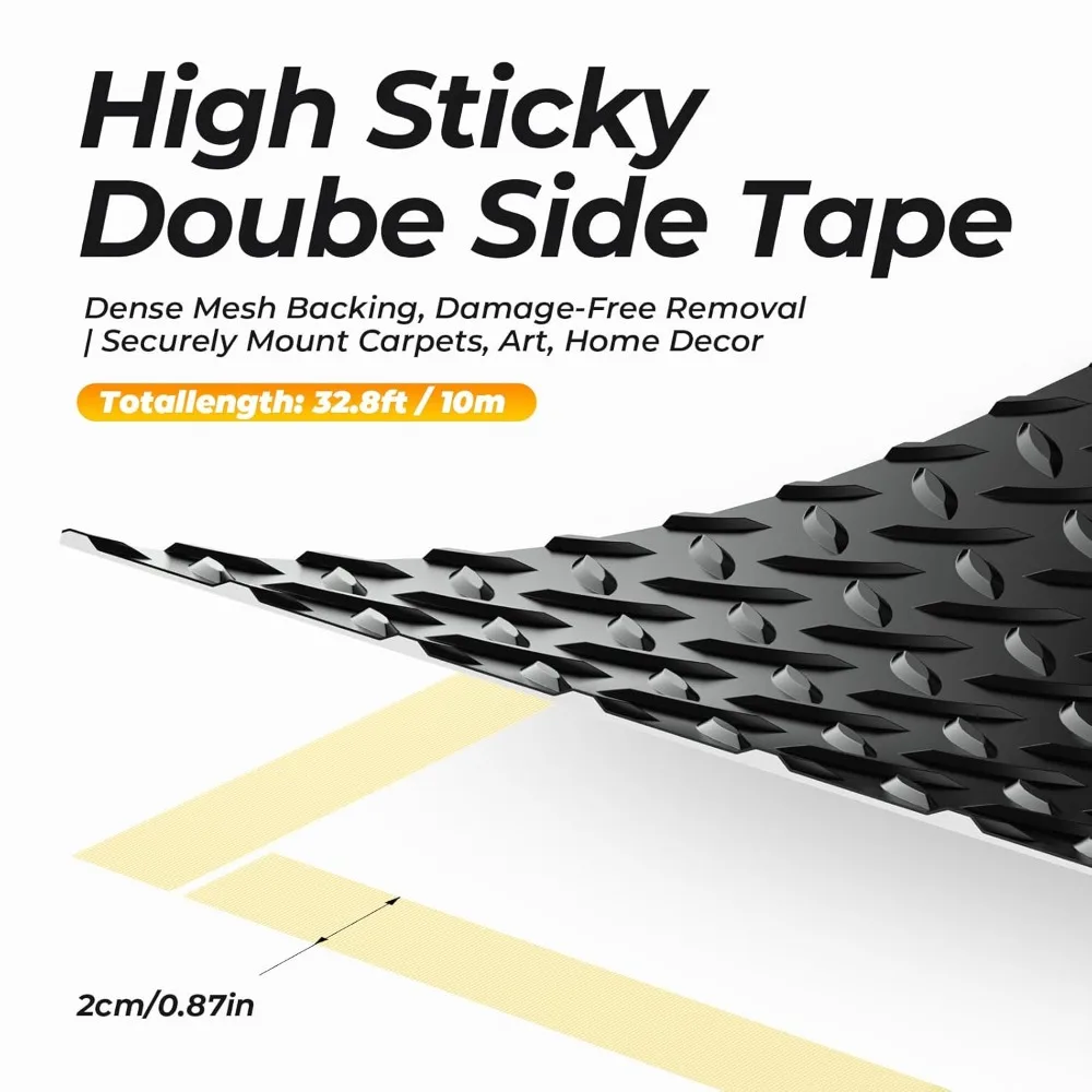 سجادات أرضية جراج مطاطية سميكة 2.8 مم، 140.4 SQFT، مناسبة للسيارات، تحت تخزين السيارة، لفة 7.8 × 18 قدم #4