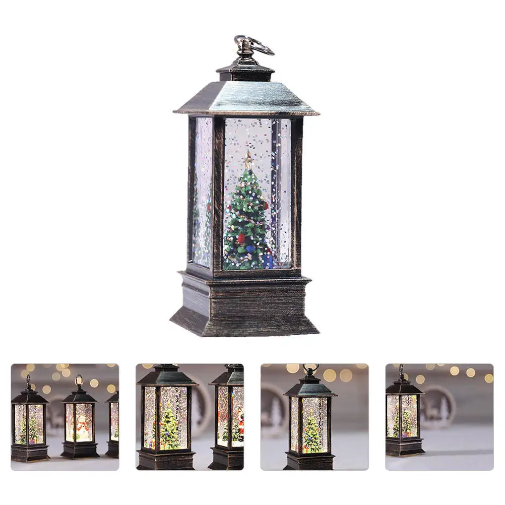 

1 шт. Рождественская светящаяся лампа-украшение для праздничной вечеринки, декор для создания атмосферы, освещение, рождественский светильник-украшение