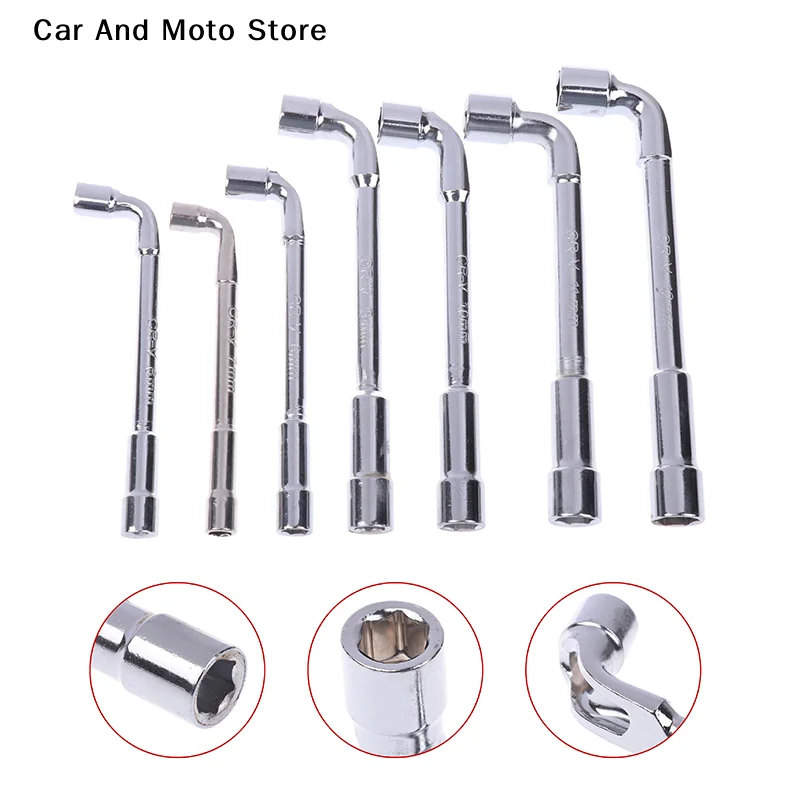 

【CMO】1 шт., оборудование L-типа, трубный ключ, хром-ванадиевая сталь, двойной коленчатый угол, инструменты для ремонта перфорации 6/7/8/9/10/11/12 мм