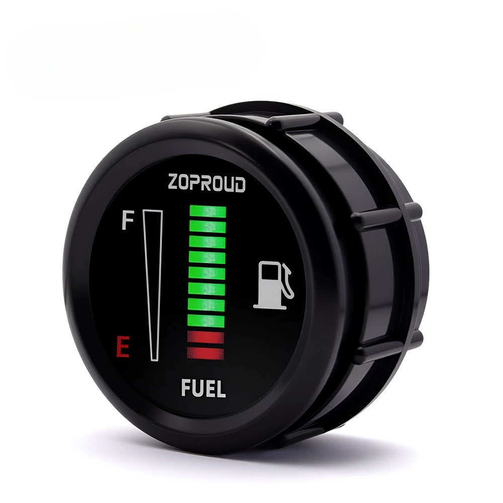 Fuel Tank Fuel Gauge 52MM/2 Inch Car Modification Instrument Oil Level Gauge 12/24V Can Be Set with Oil Float