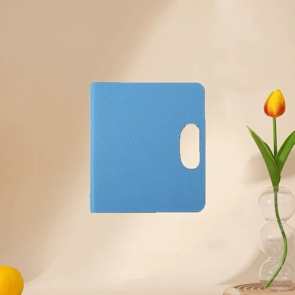 

Portable PU Leather A5 Notebook Retro Diary Meeting Minutes Book To Do List Stationery Loose Leaf Notebook Girls