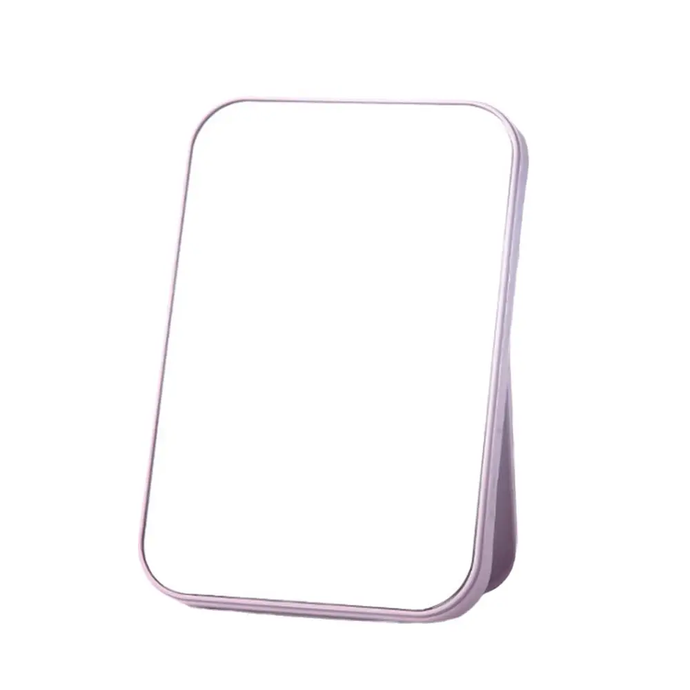 Folding Makeup Mirror Portable Makeup Mirror Student Desktop Small Dormitory Desktop Wholesale Mirror Square Mirrors Z8D8