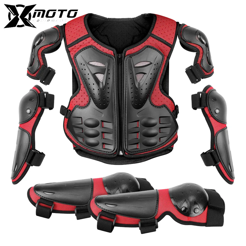 

Junior Riding Motorcycle Armour Outdoor Motorbike Protective Children Armour Off-Road Mountain Riding Protective Gear