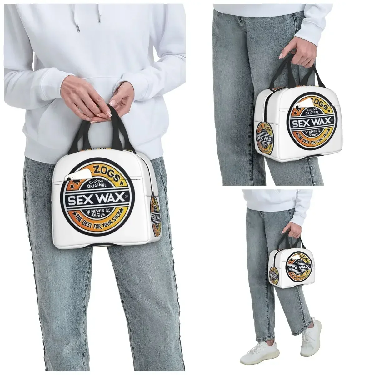 Mr Zogs Sex Wax Insulated Lunch Bag for Kids School Cooler Thermal Food Box Tote Portable Lunch Boxes Container