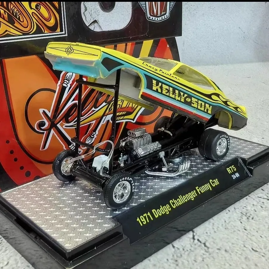 M2 Machines 1:64 Dodge Challenger Funny Limited Edition Diecast Model Car