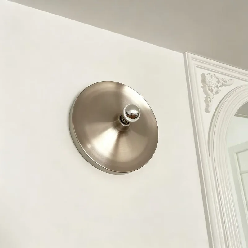 Bauhaus medieval UFO metal wall lamp, aisle corridor wall lamp, homestay designer ceiling bedside lamp