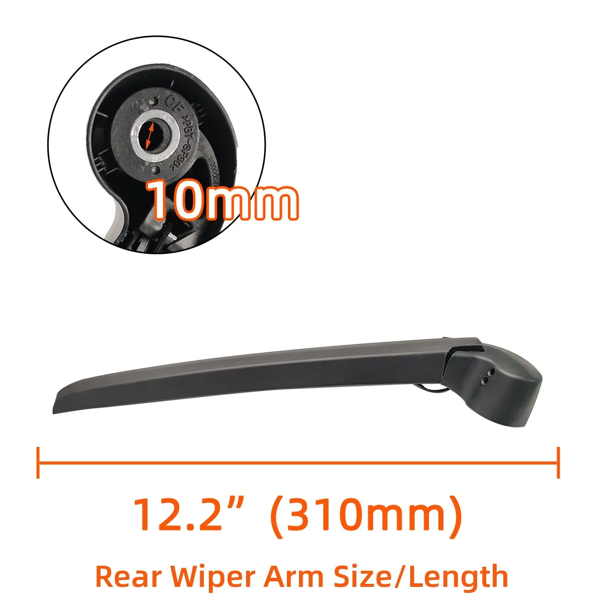 Rear Wiper Blade and Arm For Audi Q3 Hatchback 2011-2017 16\