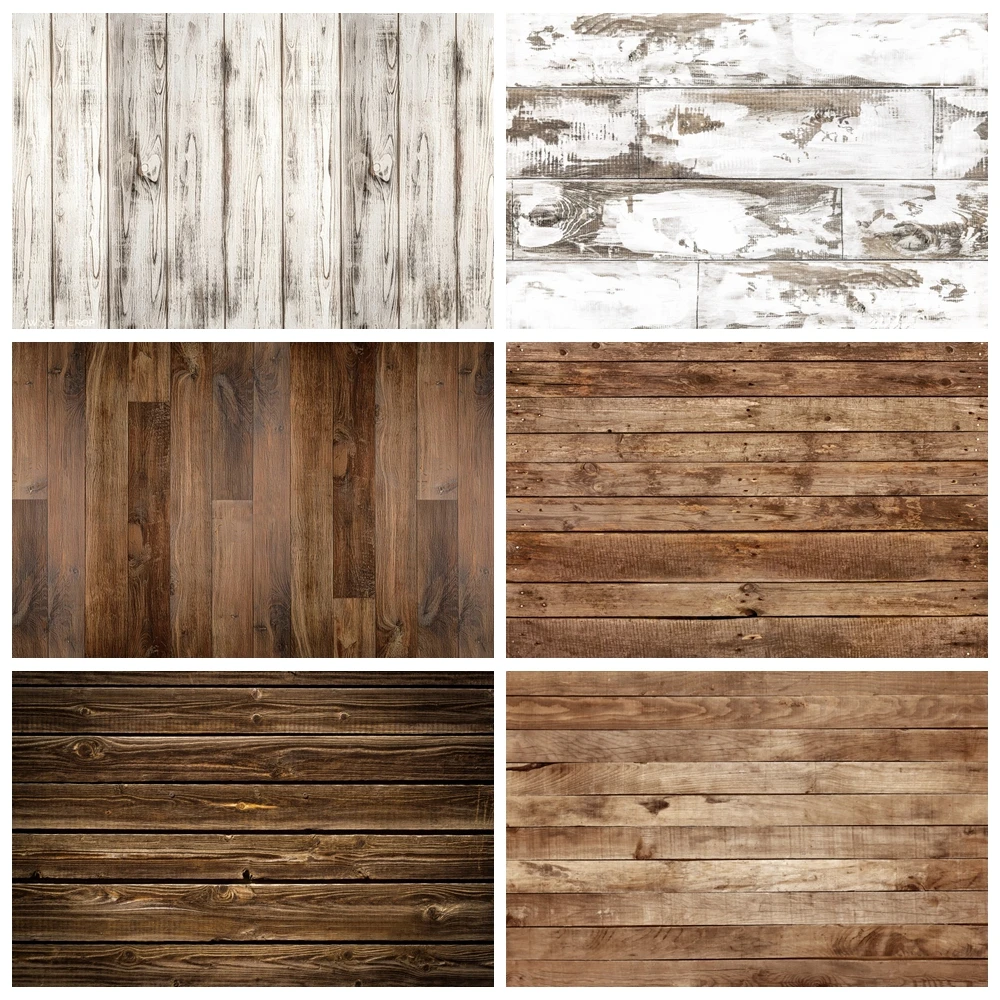 

Wood Backdrop for Photography Rustic Vintage Brown Wooden Texture Baby Shower Wedding Birthday Party Decoration Photo Background