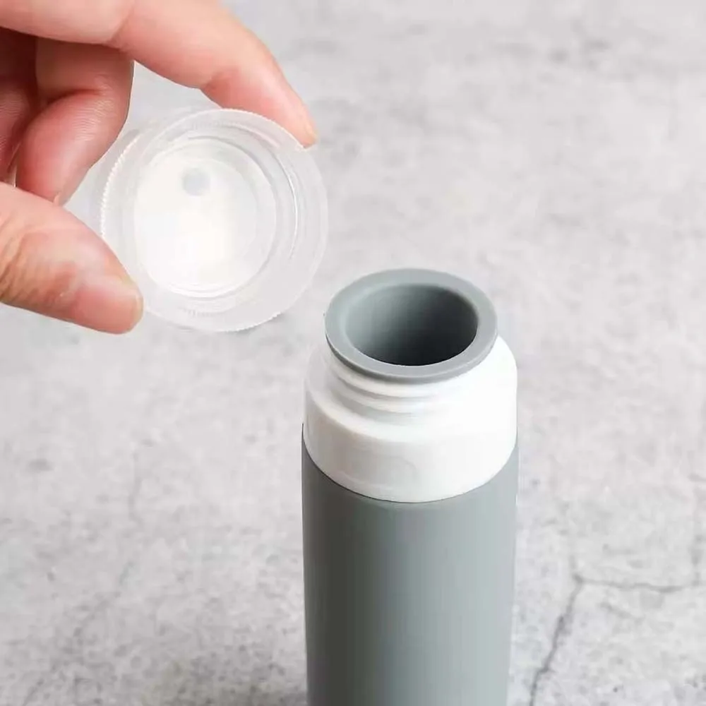 

17pcs/set Refillable Silicone Travel Dispenser Set Ball-shaped Design Leak Proof Squeeze Liquid Bottle Kit Lightweight Reusable