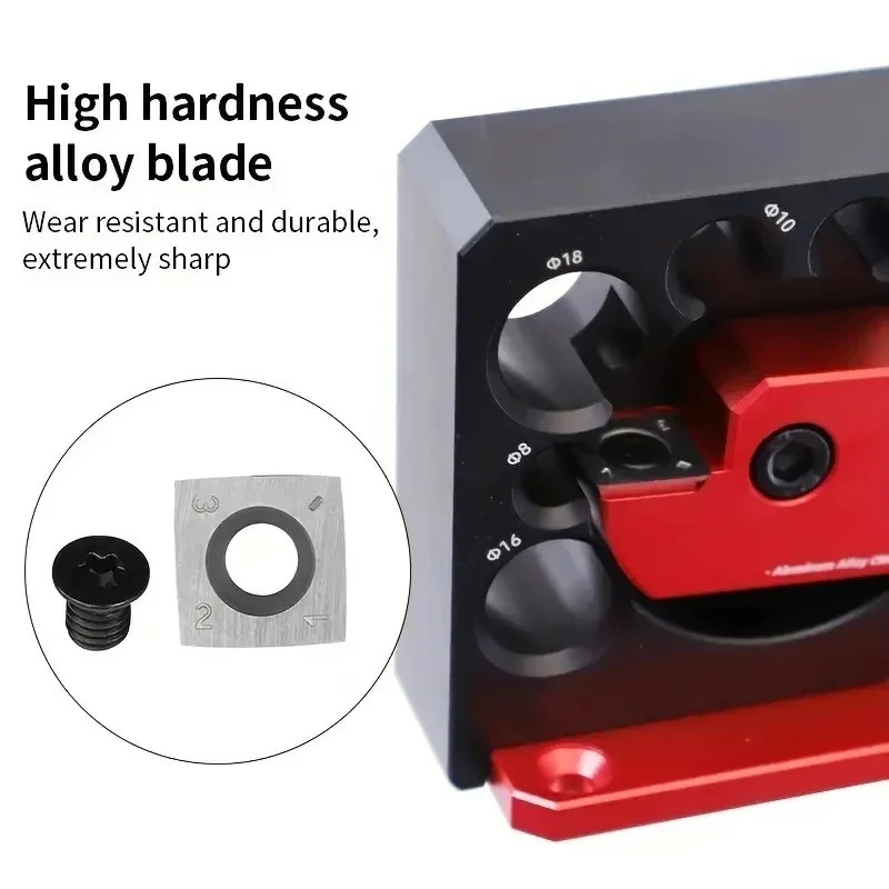 Adjustable Electric Drill Milling Dowel Round Rod Tool Dowel Maker Jig with 8/9/10/12/15/16/18/20mm Holes Wood Sticks Maker