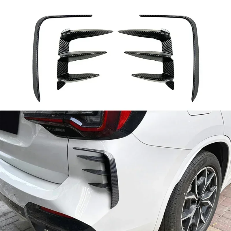 

New！ For BMW X3 G01 LCI M Sport car rear bumper spoiler side wing ventilation body kit exterior decoration modification 2022-202