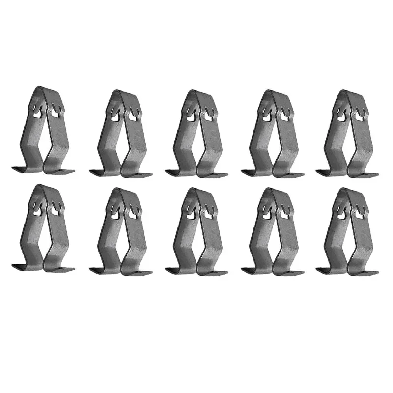 10Pcs V Shaped Iron Clip 8Z0867276 Car Seat Guard Buckle Panel Seat Backrest Fastener For Audi A3 A4 A5 A6 A8 Q3 Q5 Q7 TT