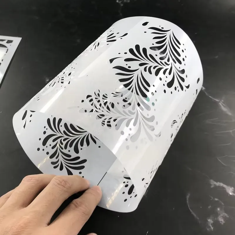 YOMDID 10pcs Fondant Cake Mesh Printing Mold Embossing For Decorating Tool Sugar Sieve Mould Dessert Cake Edge Making Stencils