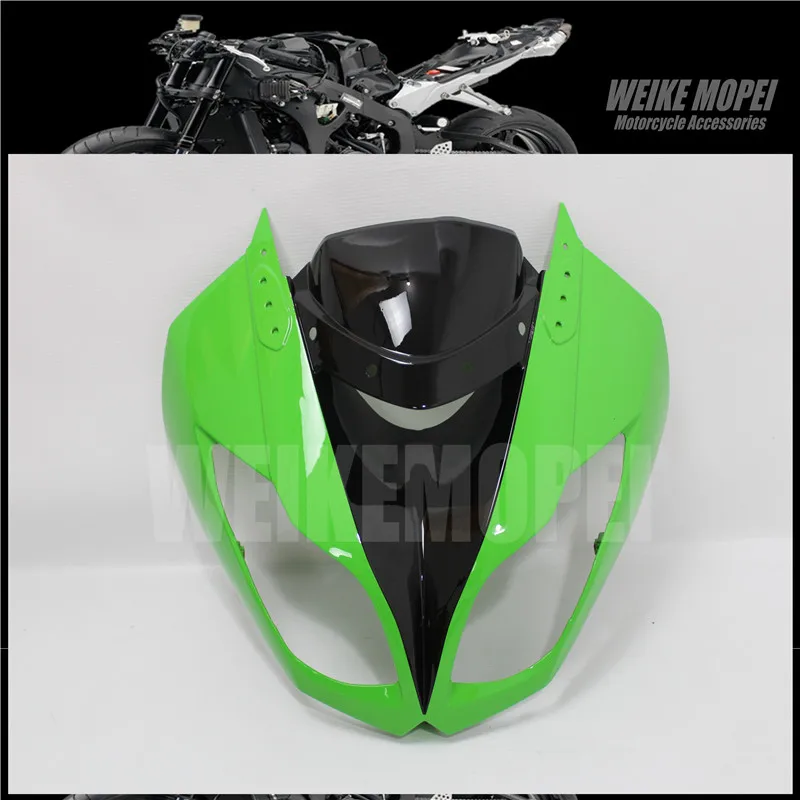 

Front Upper Fairing Headlight Cowl Nose Cowl Panel Fit For Kawasaki Ninja ZX-6R ZX6RR ZX636 ZX600 2009 2010 2011 2012