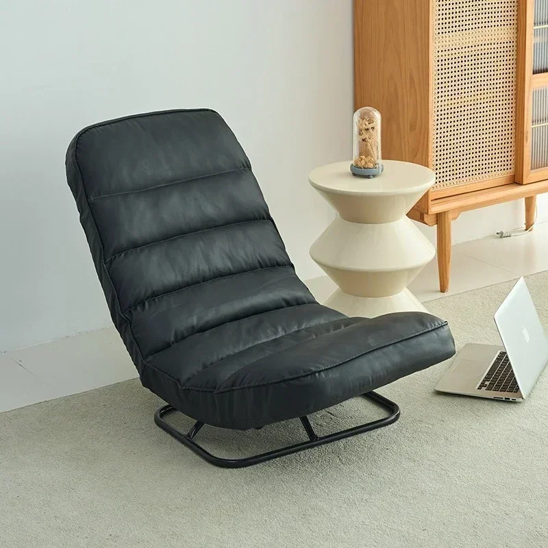 Household Goods Technology Cloth Swivel Chair Lazy Sofa Lie Down, Or Turn To Balcony For Reading, Single Nap, Bedroom Small Sofa