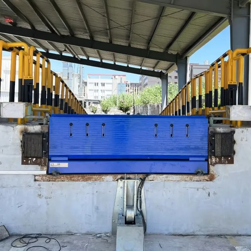 Quality Fixed Dock Leveler Lift Platform Exterior Loading Dock Leveler Safety Hydraulic Dock Leveler with Rubber Bumper