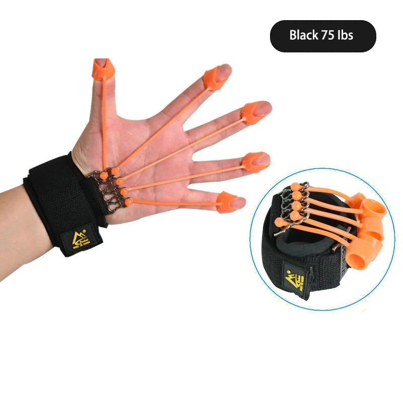 20lbs/40lbs/60lbs/75lbs Finger Flexion Extension Grip Strength Trainer Hand Strength Training Equipment Fitness Accessories