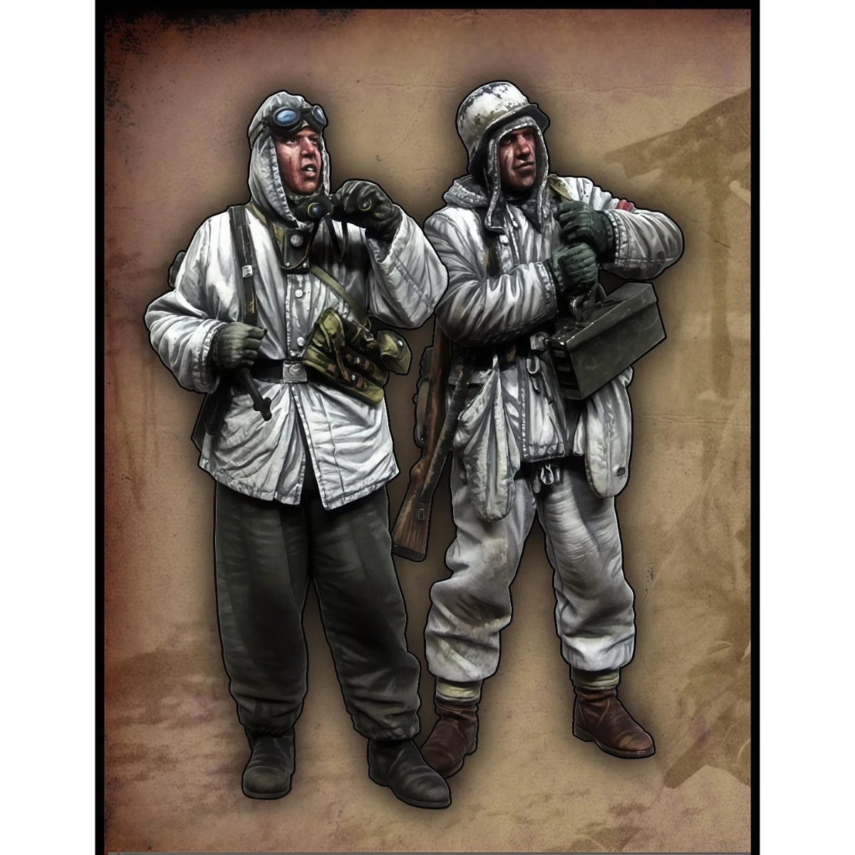 

1/35 Resin Unpainted Model Kit, Military Theme, German Infantry Unassembled and Unpainted GK, 1828R