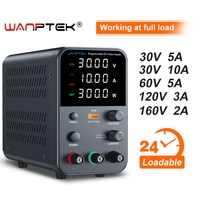 Wanptek DC Lab Power Supply 30V 60V 120V Adjustable Voltage Regulator Bench Switching Power Supply Preset Voltage Current output