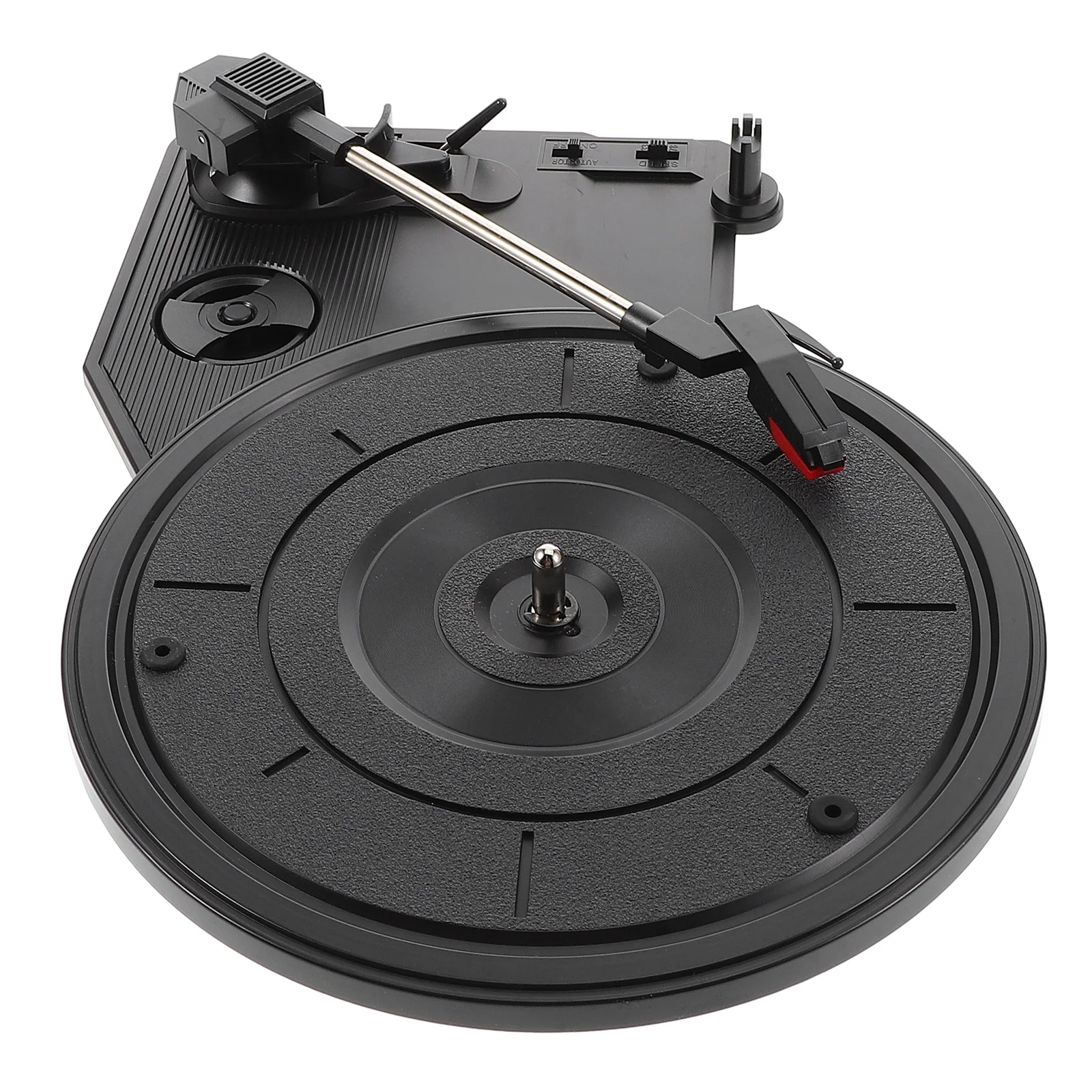 

Retro Vinyl Record Player 200mm Turntable Movement Low Noise Durable Easy Use Home Decor Music Lovers Builtin Speakers Classic