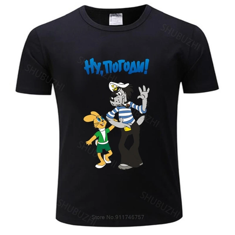 Летняя мужская футболка с героями мультфильмов Well Just You Wait V1 Nu Pogodi TV Series 1986, футболка унисекс, крутые топы для подростков