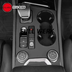 1 Set Silica Gel Car Gear Shift Panel Central Control Water Cup Slot Protective Pad Mat Cushion for Touareg 19-23 Interior Acces