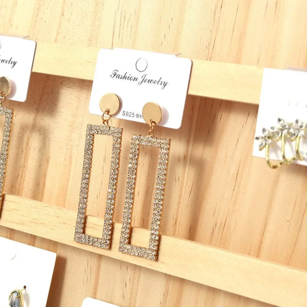 3/4/5 Layer Wooden Nail Art Stand Large-capacity Multi-functional Earring Necklace Display Rack Simple Smooth