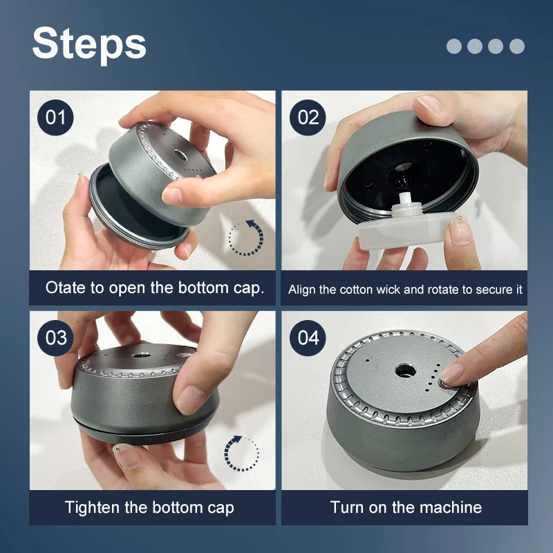 Smart Aromatherapy Diffuser AI Auto Sensing Start Stop Spray Quick Odor Eliminator Long Lasting Fragrance Home Car Use Portable