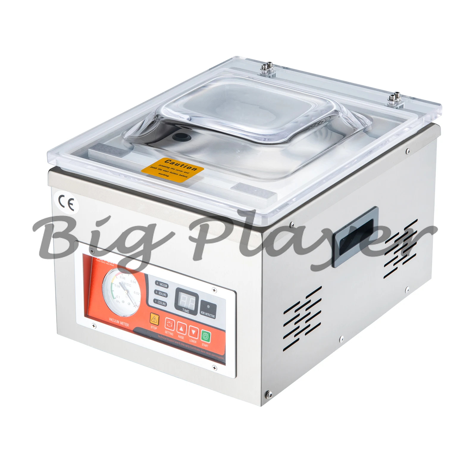 

FOR DZ-260C Chamber Vacuum Sealer with 15.7" Sealing Length Kitchen Vacuum Packing Machine for Home Wet Foods Meats Marinades