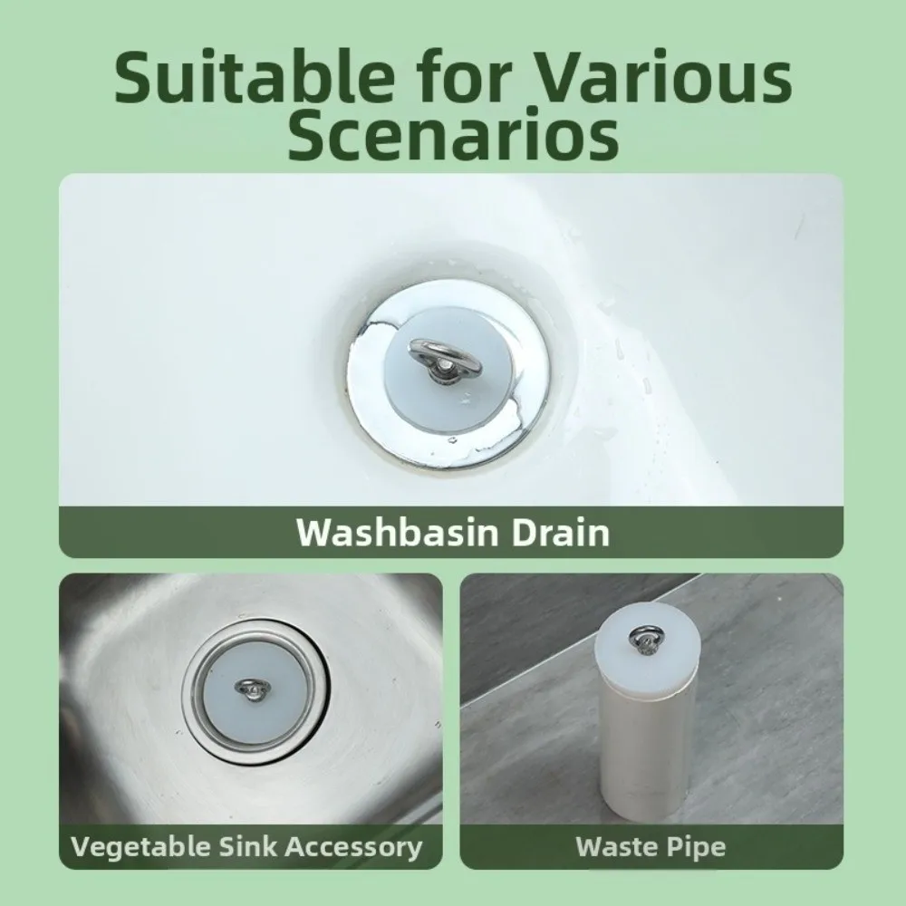 Tapered Silicone Rubber Stopper with Steel D Ring Waterproof Conical Silicone Stopper Universal Solid Sealing Plug Bung