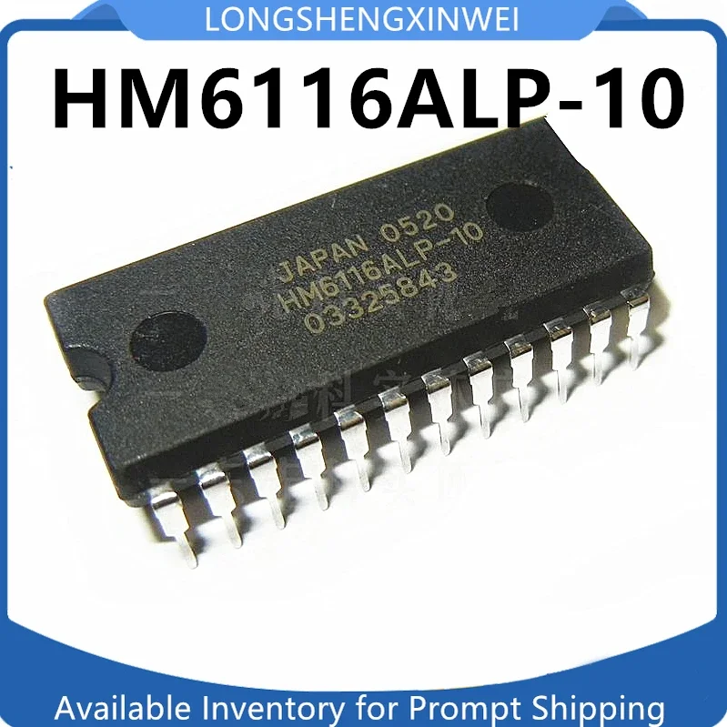 

10PCS HM6116ALP-10 DIP24 New