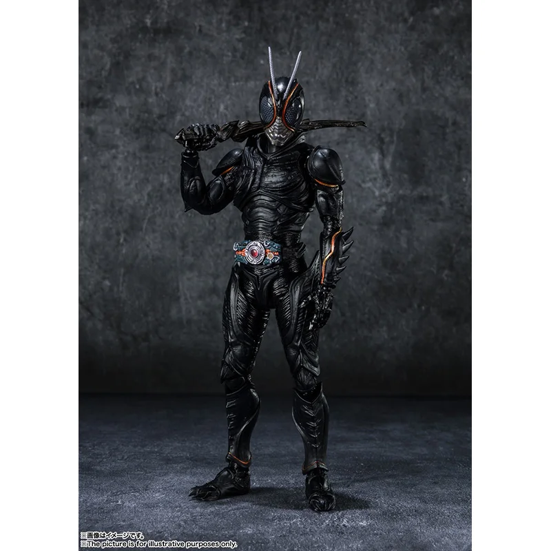 Bandai S.h. Figuarts Kamen Rider Black Sun Anime Action Figure Modèle, Jouet pour enfants, Cadeau d'anniversaire, Collection, Original, 16cm