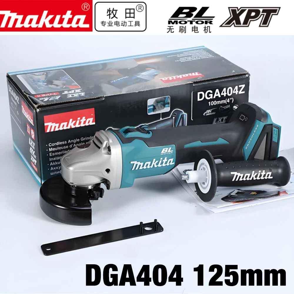 

Original Makita DGA404 125mm Brushless Angle Grinder Li-ion Battery Cordless Cutting Polishing Grinding For Makita 18V Battery
