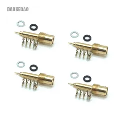 4x Carburetor Mixture Pilot Screw Sets for Keihin CV Carb for Honda CB CBR 250 400 R RR VT 125 Shadow VL125 VERADERO