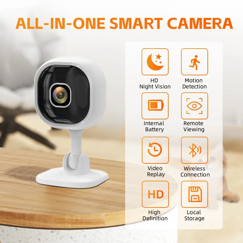 آلة بطاقة WIFI اللاسلكية كاميرا A3 رؤية ليلية عالية الوضوح كاميرا اتصال داخلي ثنائية الاتجاه مراقبة أمن المنزل الذكي