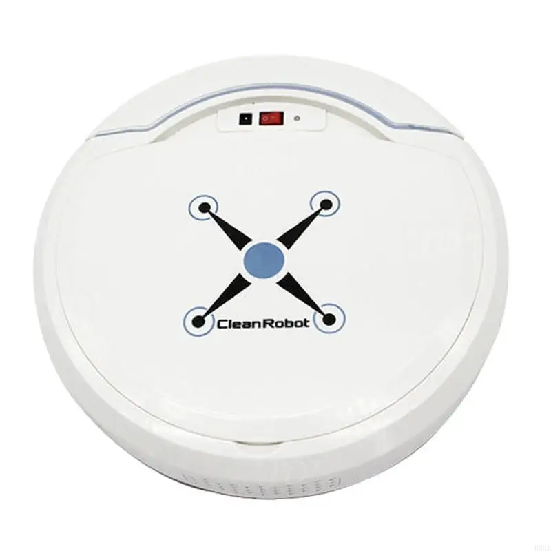 D0AB Mini Mute Robot Aspirateur 2,76 pouces Super mince avec une boîte à poussière capacité USB rechargeable pour une