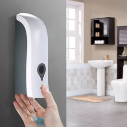 300ml Soap Dispenser Manual Wall-Mounted Kid Family Hotel Shower Gel Drop Ship Liquid Shampoo Dispenser Bathroom Accessories