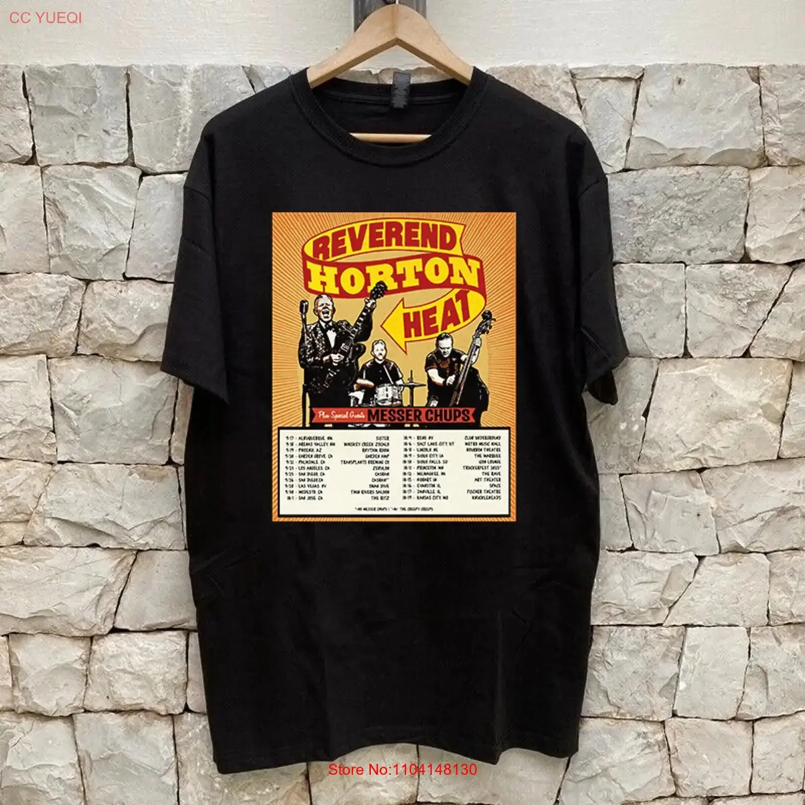 Reverend Horton Heat Going out west Messer Chups T Shirt Full Size S 5XL vintage Washed Comfortable streetwear fashion